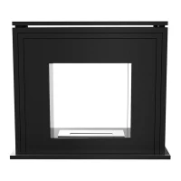 Colyton vrijstaande witte bio-ethanolhaard