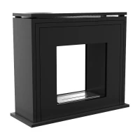 Colyton vrijstaande witte bio-ethanolhaard