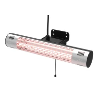 1500 W zwarte terrasverwarmer