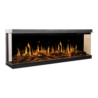 Aflamo Goud 132 cm Elektrische Haard