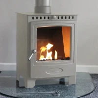 Hamlet Solution 5 pebble grey fireplace