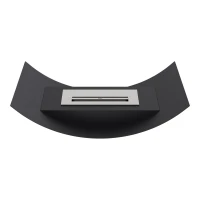 Bio-ethanol open haard in gebogen design voor de tafel of vloer