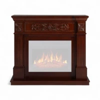 Toscaanse Schouwombouw &ndash; Roodbruin (Alleen Frame)