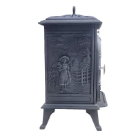 ScandiFlames Bergen bioethanolhaard met elegant zwart gietijzer