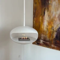 Cocoon Fires Aeris - Witte Hangende Bio-ethanol Haard - Bestel nu online