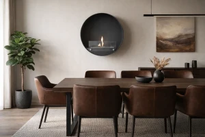 Delaware Black - Ronde wandhaard op Bio-ethanol