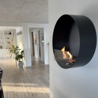 Delaware Black - Ronde wandhaard op Bio-ethanol