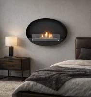 Ovale biohaard voor aan de muur