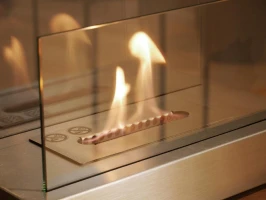 Lambeth tafel bio-ethanolhaard - Rechthoekige kleine stalen haard