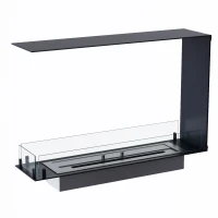 Foco Room Divider 800 Smal - 3-zijdige ingebouwde bio-ethanol haard