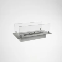 Inbouwprofiel voor 45 cm handmatige bio-ethanol brander