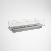 Inbouwprofiel voor 80 cm handmatige bio-ethanol brander