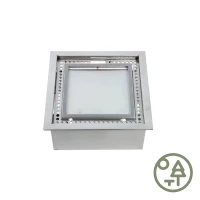 Vierkante buitenhaard van 5 L