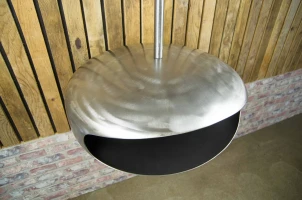 Staal UFO-60 plafond hangende bioethanol haard