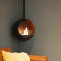 ScandiFlames Edmonton - Plafondgemonteerde Bioethanol Openhaard