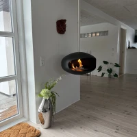Stijlvolle cocoon bioethanol haard