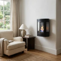 Oregon- muurhangende biohaard in klassieke kachelstijl