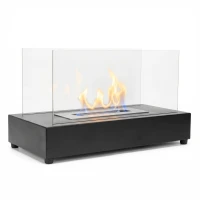  Lambeth Black - Tafel Bio Fireplace