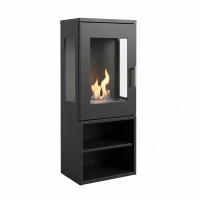 Cheyenne -  Vrijstaande Bio-ethanol Haard in Houtkachel-style