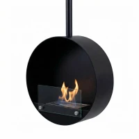 Ottawa zwarte ronde plafondhaard 50 cm diameter