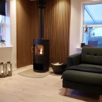 verander een traditionele haard in een biohaard