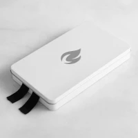 Nordic Flame Blusdeken in Wit Design Box