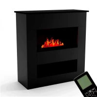 Brecht Elektrische Waterdamphaard OMC 600 &ndash; Realistische Vlam, Milieuvriendelijk Ontwerp, Vrijstaand