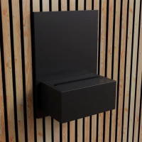 ScandiFlames Elektrische Brekke Zwarte Waterdamp Haard