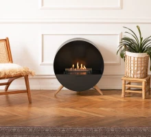 Planika Bubble Floor automatische vrijstaande bio-ethanol haard