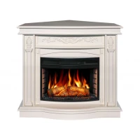 Elektrische Openhaard Artiflame Cardinal AF25-UNI Wit Eikenhout