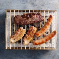 CasusGrill Milieuvriendelijke wegwerpgrill van bamboe en karton