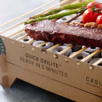 CasusGrill Milieuvriendelijke wegwerpgrill van bamboe en karton