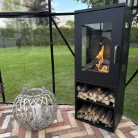 Cheyenne - Vrijstaande Bio-ethanol Haard in Houtkachel-style
