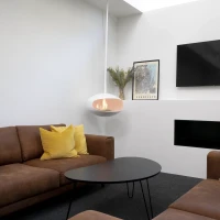 Cocoon Fires Aeris - Witte Hangende Bio-ethanol Haard - Bestel nu online