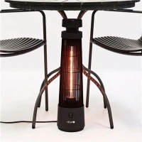 Ronde terrasverwarmer voor onder de tafel