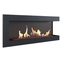 Hoek biohaard met linkse opening van 120 cm.