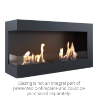 Hoek biohaard met linkse opening van 90 cm.