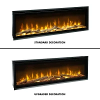 Dimplex Ignite Evolve 50 &ndash; Elektrische haard met tumbled glass en drijfhout