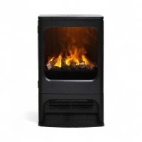 Mapleton 80 &ndash; Vrijstaande waterdamp haard van gietijzer