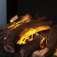 Mapleton 80 &ndash; Vrijstaande waterdamp haard van gietijzer