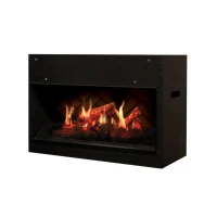 Dimplex Opti-V Single - 76 cm brede 1-zijdige inbouw elektrische haard met Opti-V technologie