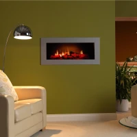 Dimplex Opti-V Single - 76 cm brede 1-zijdige inbouw elektrische haard met Opti-V technologie