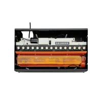 Inbouwmodule Cassette 500 waterdamphaard met sierhout om in te bouwen