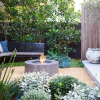 EcoSmart Ark 40 buiten bio-ethanol vuurtafel