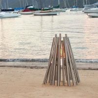 EcoSmart Stix vrijstaande buiten biohaard