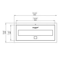 EcoSmart XL500 bio-ethanol brander van roestvrij staal