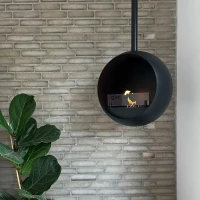 ScandiFlames Edmonton - Plafondgemonteerde Bioethanol Openhaard