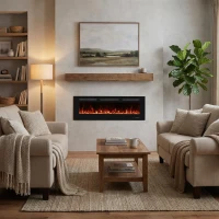 Titanite 152 cm - ScandiFlames Elektrische Inbouwhaard