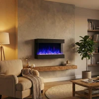 Feroza 101 cm - ScandiFlames Elektrische haard voor wandmontage