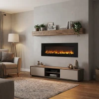 Azurite 182cm - elektrische haard wandhaard